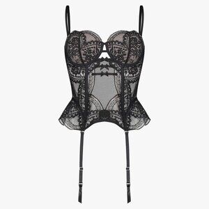 NWT Rebecca Mir Oceana Bustier Lace Corset Lingerie Bodysuit 38C